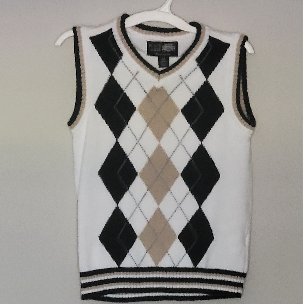 The Children's Place No.915 Baby Boy Sweater Vest White Size 24 Months
